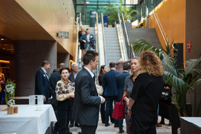 The third edition of the Ukraine Resilience Business Forum took place on 5 March 2025 at the Luxembourg Chamber of Commerce, bringing together representatives of the the business and political spheres. Photo: Kateryna Mostova