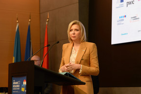 Evgenia Paliy, president of the Luxembourg-Ukraine Chamber of Commerce. Photo: Kateryna Mostova