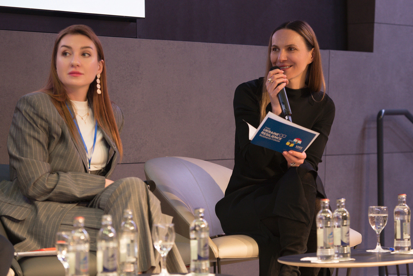 Olga Ksonzekno (Sigma Software Group) and Inna Perepelytsya (Luxinnovation). Photo: Kateryna Mostova