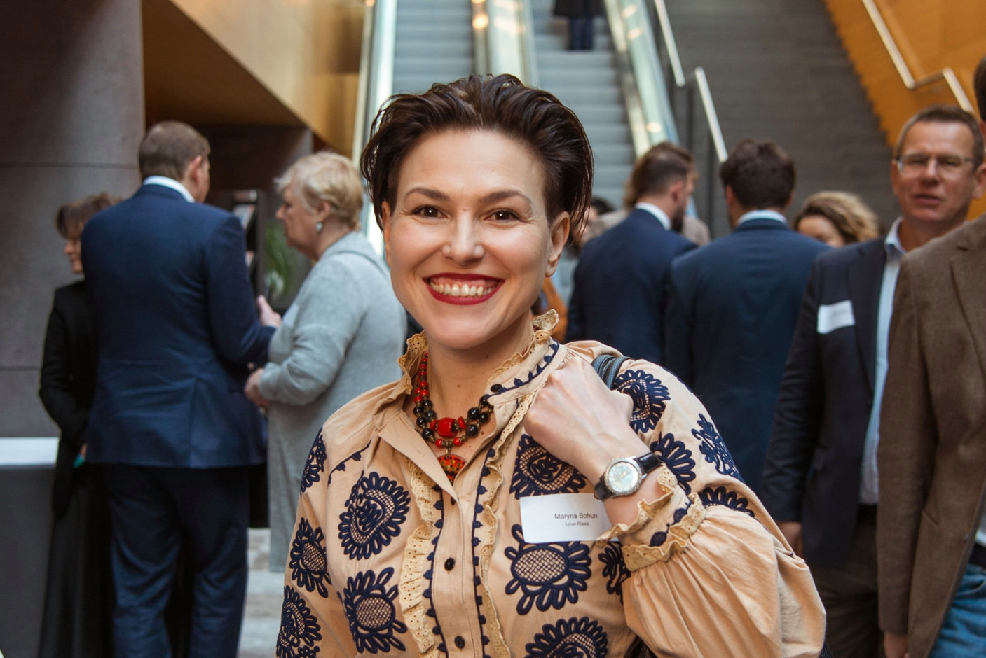 Maryna Bohun (Love Rises) at the third Ukraine Resilience Business Forum, 5 March 2025. Photo: Kateryna Mostova