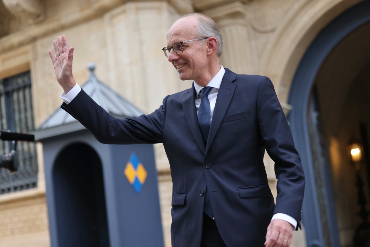 Luc Frieden a mené à bien la mission que lui avait confiée le Grand-Duc: former un gouvernement. Le plus dur commence. (Photo: Guy Wolff/Maison Moderne)