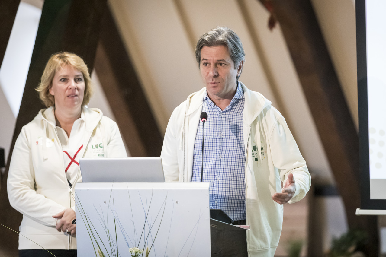  Christiane Mangen, présidente, et Pierre Schmitt, vice-président de l’asbl Luga 2023. (Photo: Caroline Martin)