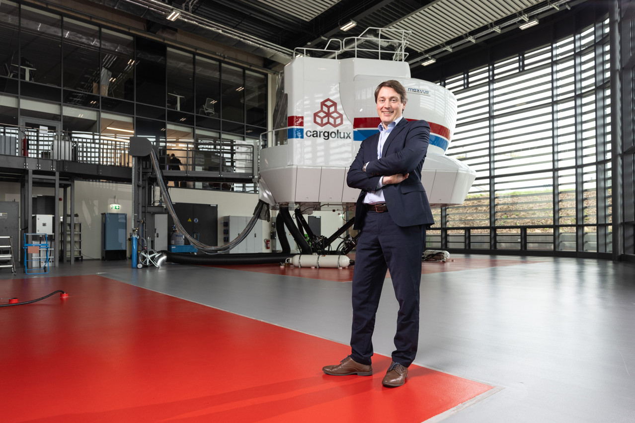 Maxim Straus est executive vice-president & CFO de Cargolux Airlines International. (Photo: Guy Wolff/Maison Moderne)