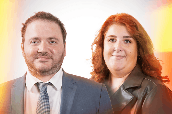 Adrien Mignan, gérant, et Sandra Birtel, avocate, fondatrice de BLL Consulting et présidente du Lutcor chez BLL Consulting. (Photo: Maison Moderne)