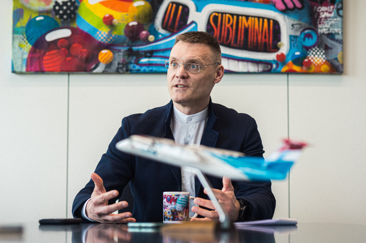 Despite the crisis, Luxair's director also plans to invest in new tools and new buildings to ensure the company's sustainability in the coming years. Photo: Mike Zenari/Maison Moderne/Archives