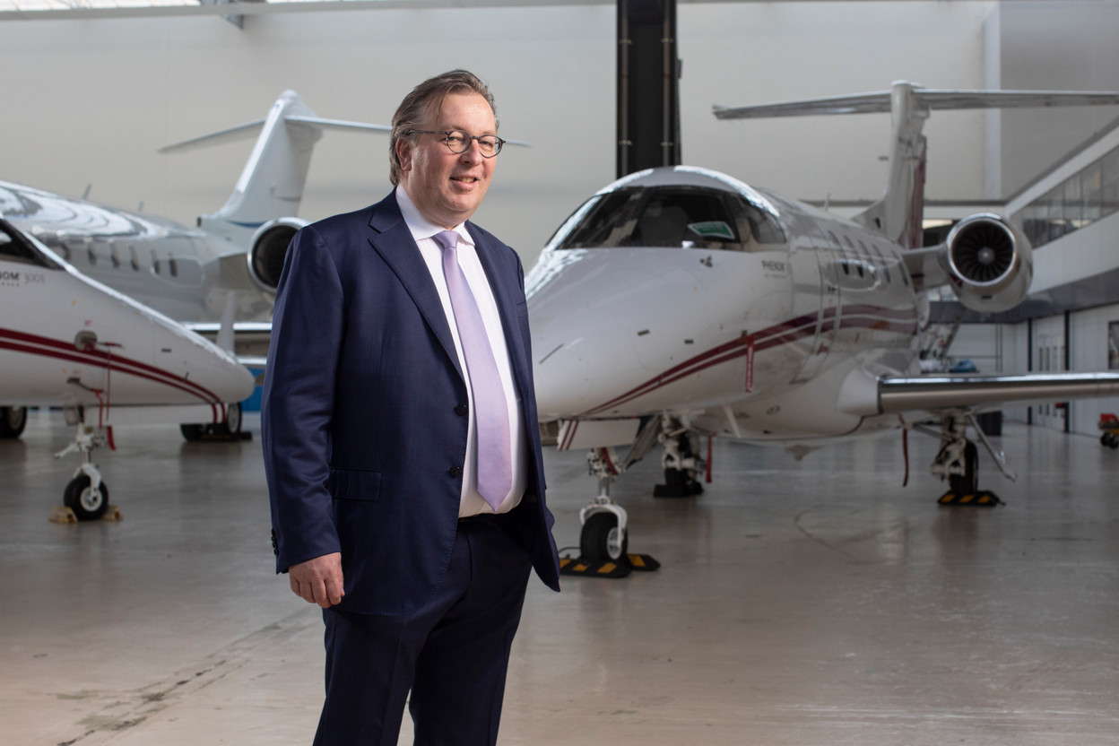 The CEO of Luxaviation, Patrick Hansen, pictured in November 2021 Library photo: Guy Wolff/Maison Moderne