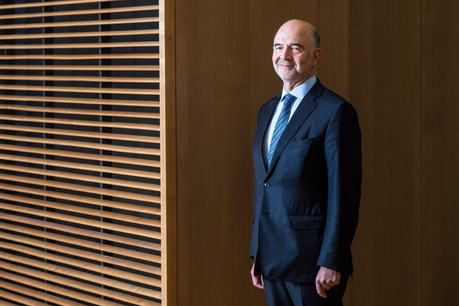 Ambitions: Un temps intéressé par la présidence de l’Union européenne, Pierre Moscovici ne sera finalement pas candidat. Mais il compte bien faire entendre sa voix pendant la campagne. (Photo: Anthony Dehez)