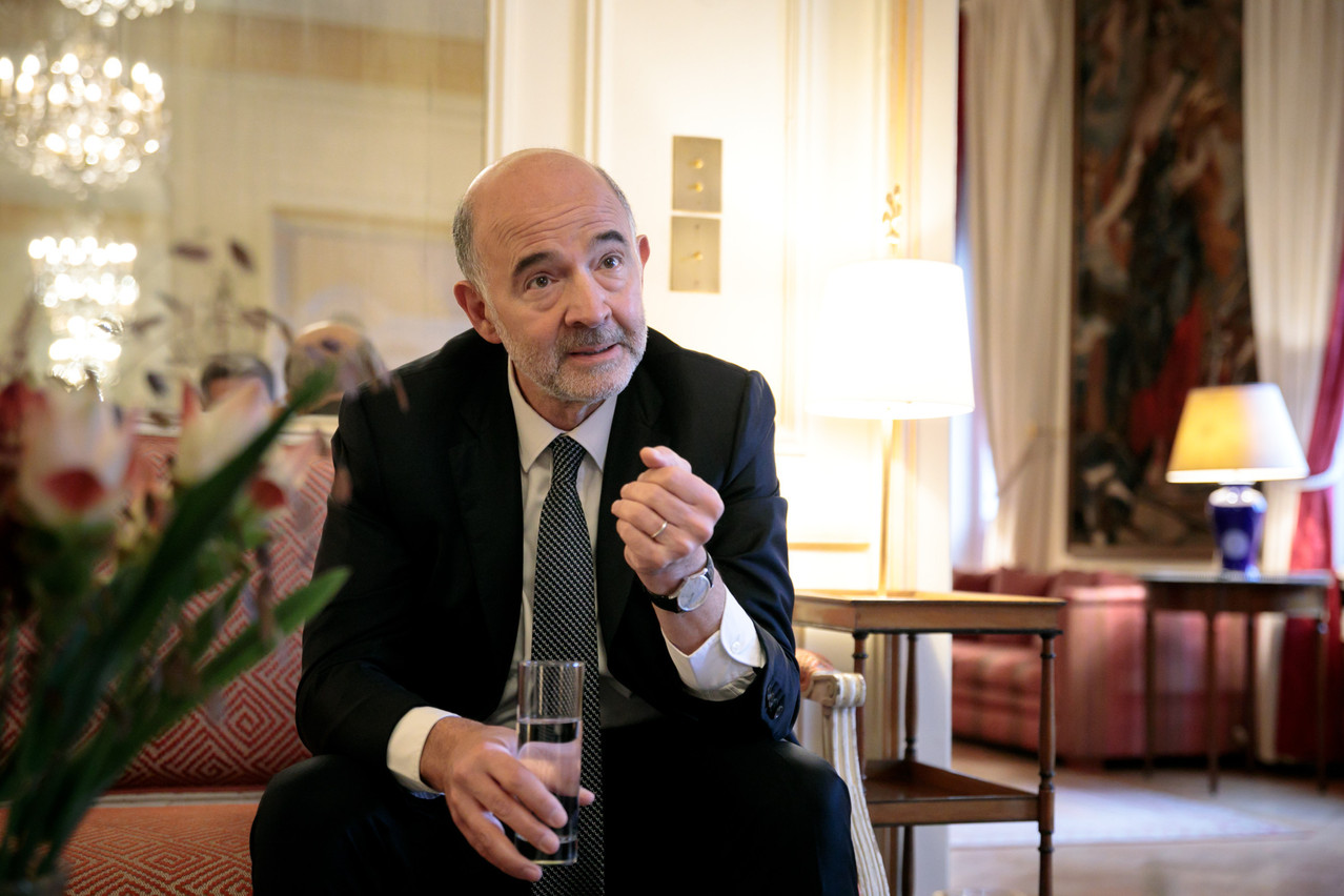 Pierre Moscovici, de passage à Luxembourg, a accordé un entretien exclusif à Paperjam. (Photo: Matic Zorman/Maison Moderne)