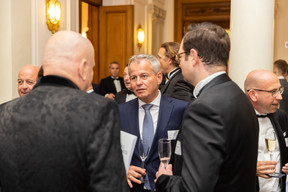 Frank Krings (Deutsche Bank Luxembourg) at a gala dinner to launch EY Luxembourg's 2023 attractiveness survey, held at the Cercle Cité on 15 June. Photo: Romain Gamba/Maison Moderne