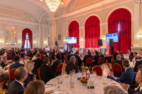 Attendees at a gala dinner to launch EY Luxembourg's 2023 attractiveness survey, held at the Cercle Cité on 15 June. Photo: Romain Gamba/Maison Moderne