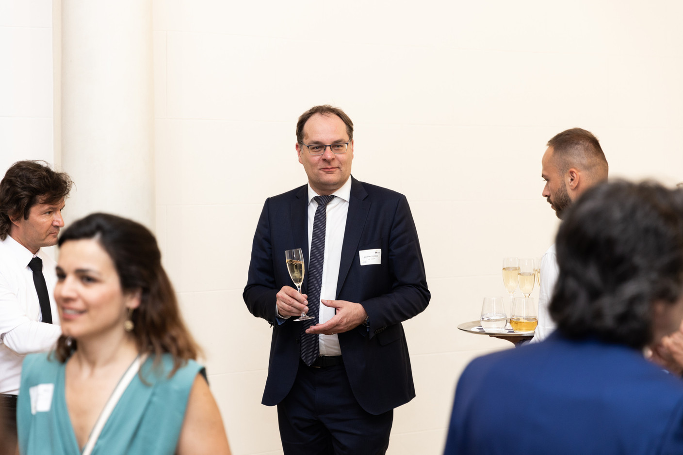 Alexander Flassak (Lux Airport) at a gala dinner to launch EY Luxembourg's 2023 attractiveness survey, held at the Cercle Cité on 15 June. Photo: Romain Gamba/Maison Moderne