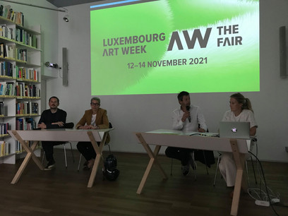 La nouvelle édition de la Luxembourg Art Week 2021 a été présentée au Casino Luxembourg, en présence de la ministre de la Culture, Sam Tanson. (Photo: Paperjam)