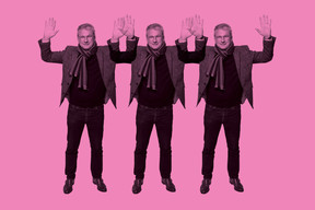 Marc Hostert at Luxembourg Art Week. Photo: Maison Moderne