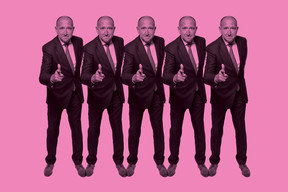Michel Rzonzef at Luxembourg Art Week. Photo: Maison Moderne