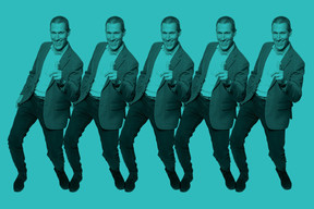 Vincent Struye at Luxembourg Art Week. Photo: Maison Moderne