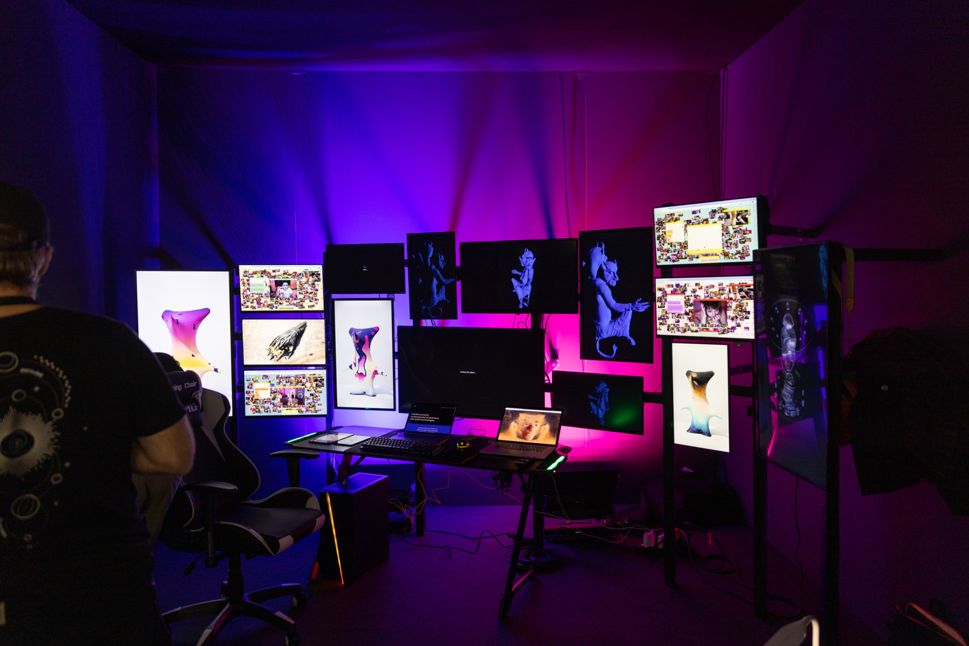 Les nouvelles technologies ne sont pas exclues de la Luxembourg Art Week. L’année dernière, un stand était même consacré aux œuvres NFT.  (Photo: Romain Gamba/Maison Moderne/archives)