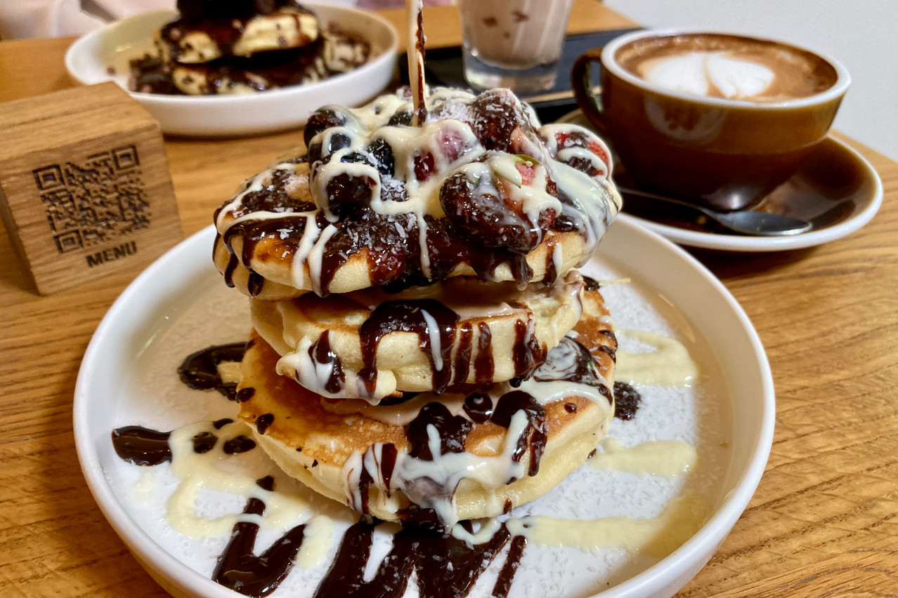 Gruppetto in Luxembourg’s Ville-Haute serves pancakes with a variety of toppings. Photo: Lydia Linna/Maison Moderne