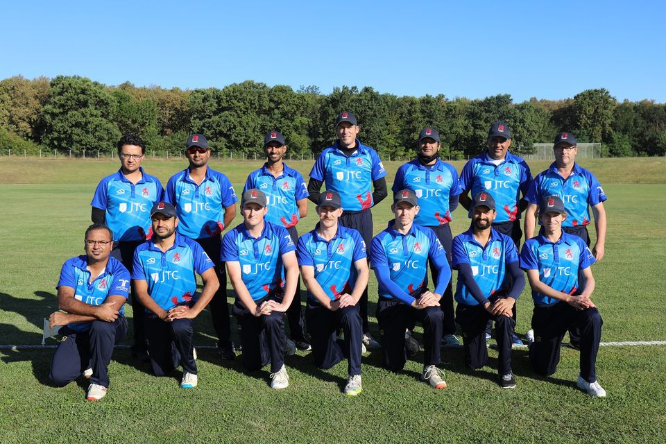 The Luxembourg men’s national team pictured in Romania in 2021.  Luxembourg Cricket Federation