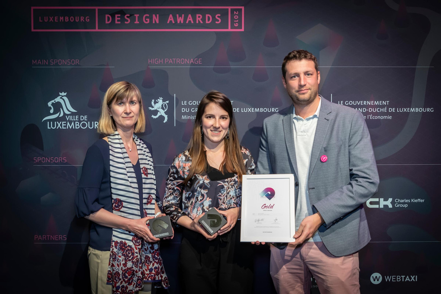 Prix Gold pour «Print Design», Vidale Gloesener (Photo: Blitz Agency)