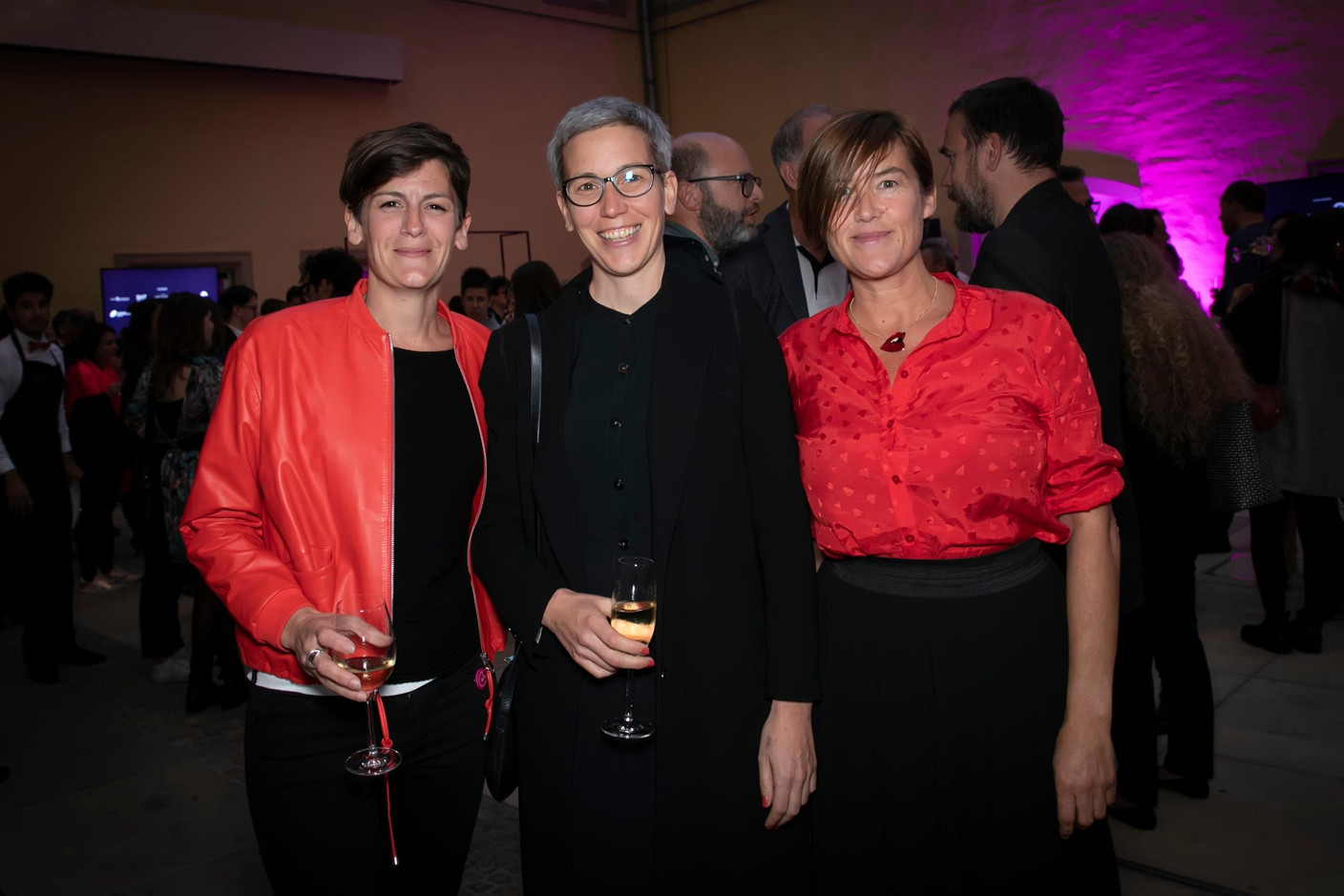 Joanne Goebbels (LSAP), Sam Tanson (Ministre de la Culture) et Frédérique Buck (Photo: Blitz Agency)