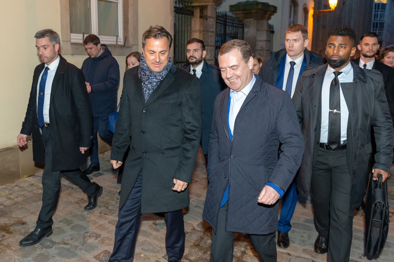 Les deux premiers ministres se sont notamment promenés dans les rues de la capitale en se dirigeant vers le Lëtzebuerg City Museum. (Photo: SIP / Emmanuel Claude)