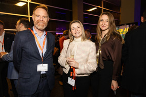 Robert Williams (Value & Risk), Johanna Lindberg et Jade Bajai (Bil). (Photo : Eva Krins/Maison Moderne)