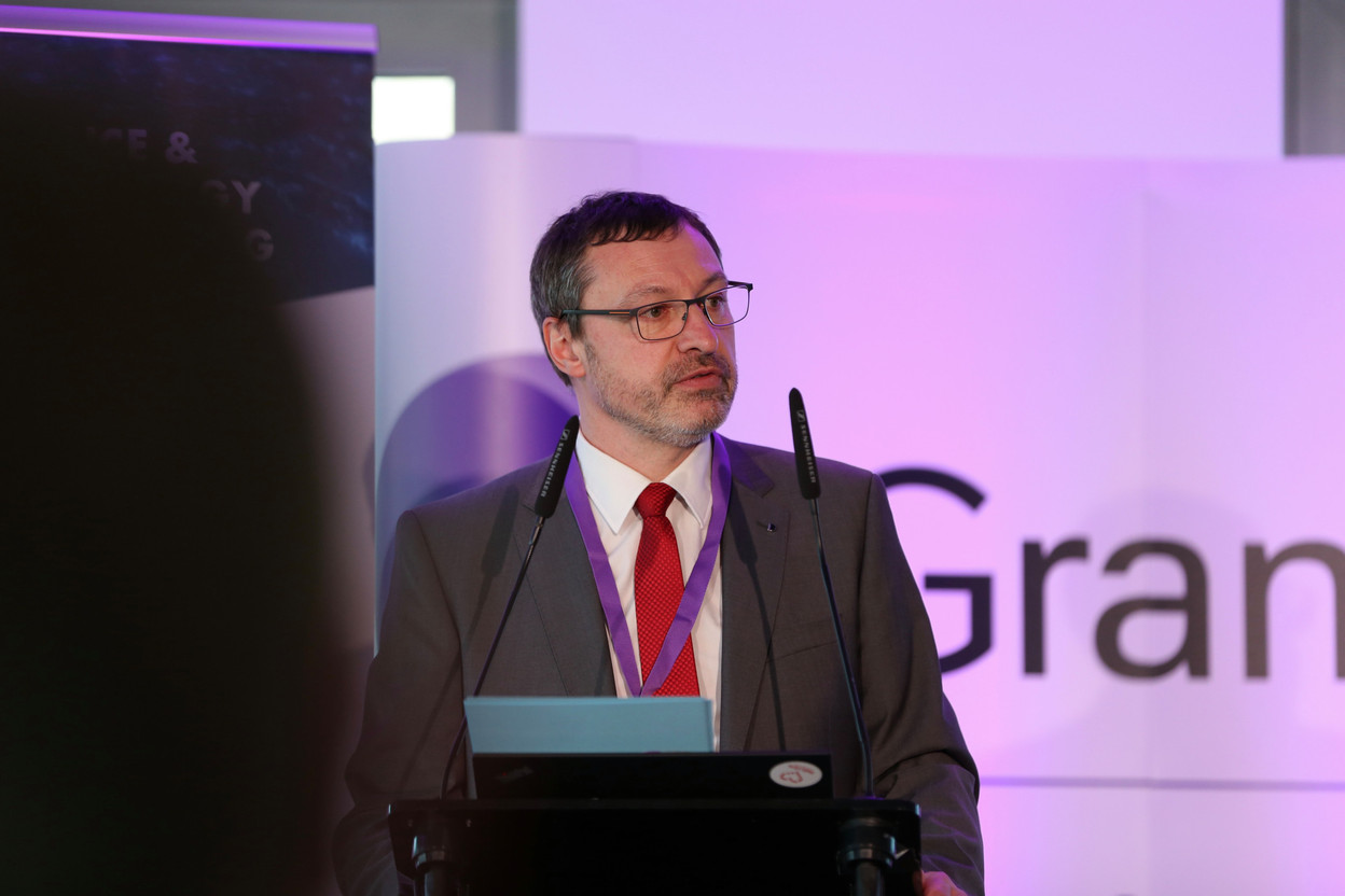 FTL president Jean-François Terminaux, who presented his view of his organisation’s and sector’s future on 26 November, at an earlier event. Photo: Paperjam