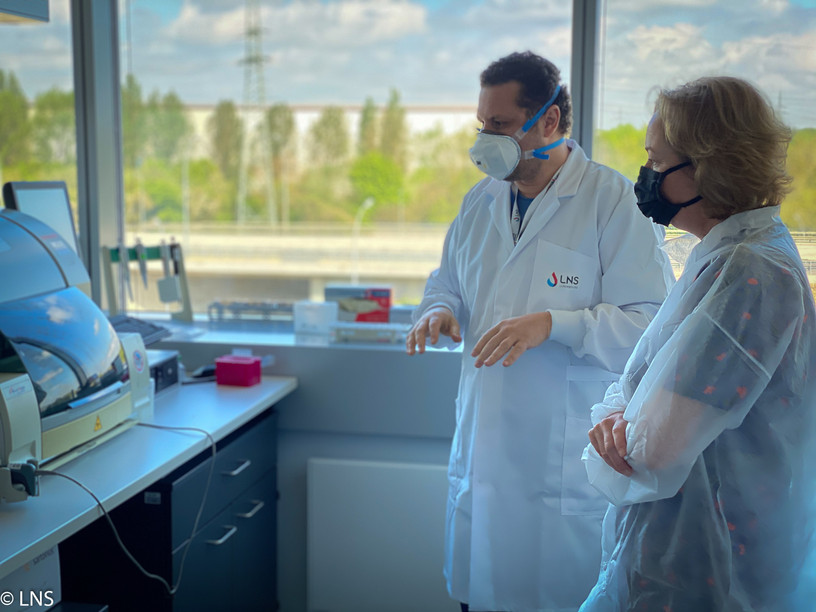 The LNS launched the LuxMicroBiobank in May 2020 in order to accommodate all positive samples of SARS-CoV-2. More than 37,000 samples have been gathered so far.  Photo: LNS