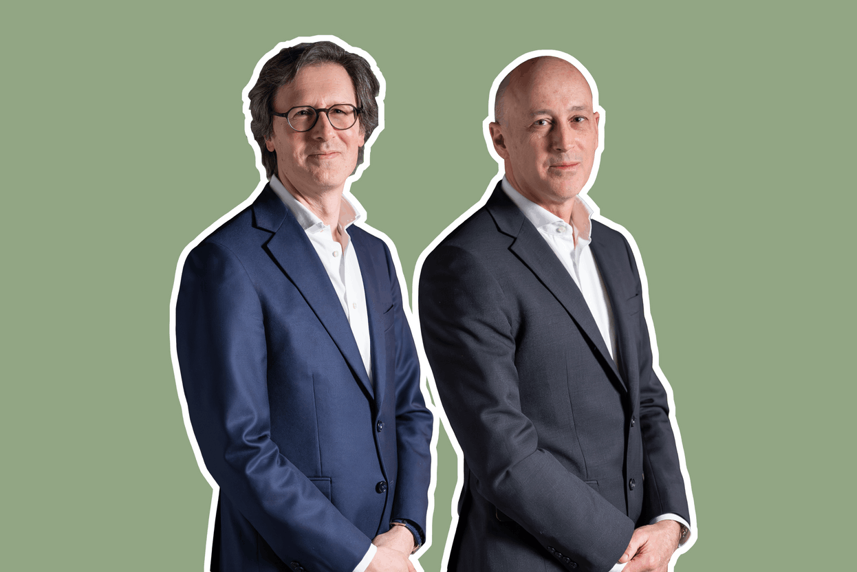 Augustin de Longeaux and Emmanuel-Frédéric Henrion (Photo: Paperjam)
