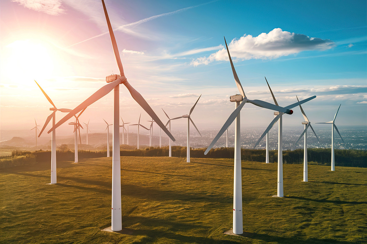 In Europe, wind turbines are the leading source of renewable energy (39%).  (Photo: Shutterstock)