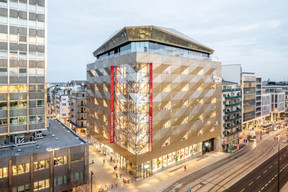 Galeries Lafayette is the largest occupant of the Royal-Hamilius complex, with 6,500 m2 of retail space. (Photo: 11h45 / Galeries Lafayette)