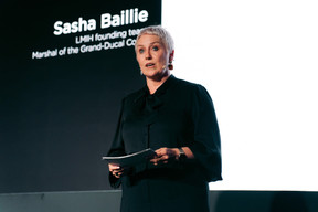 Sasha Baillie, co-founder of ‘Luxembourg – let’s make it happen’ and marshal of the Court. (Photo: Meco)