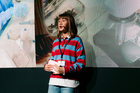 Olha Kiriakova, a young researcher and science communicator. (Photo: Meco)