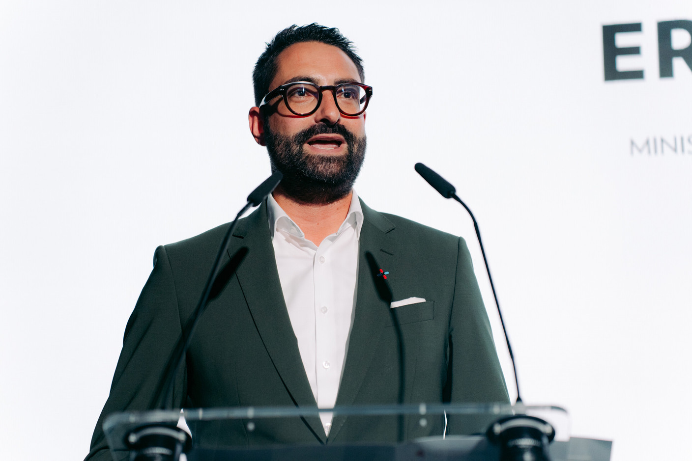 Éric Thill, minister for Culture and minister of State for Tourism. (Photo: Meco)