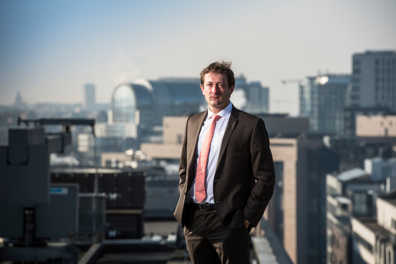 Christophe Hansen, pictured here in 2018, has now become one of the quaestors for the European parliament.  anthony Dehez