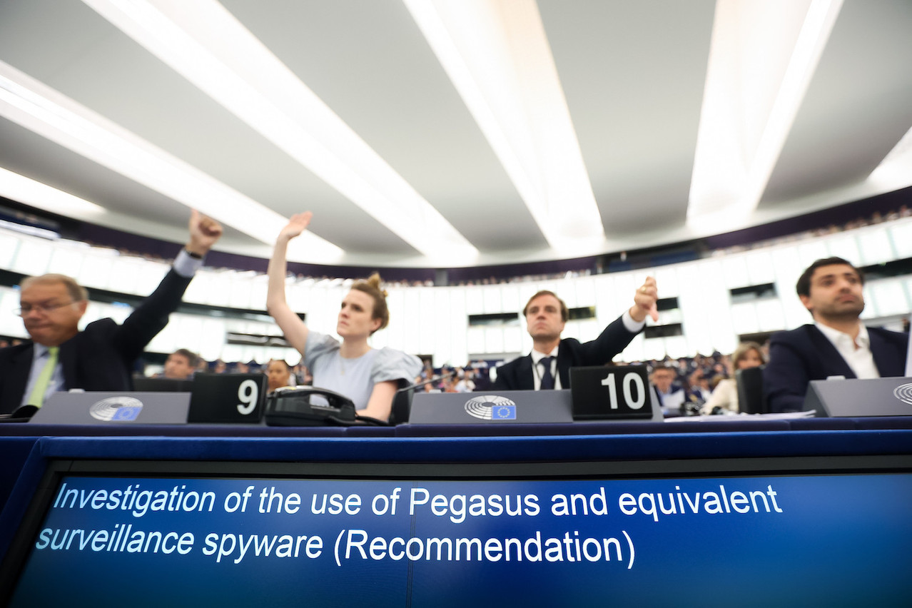The European Parliament on 15 June adopted sweeping recommendations calling for stricter rules on the use of spyware in the EU Photo: European Union 2023 / EP