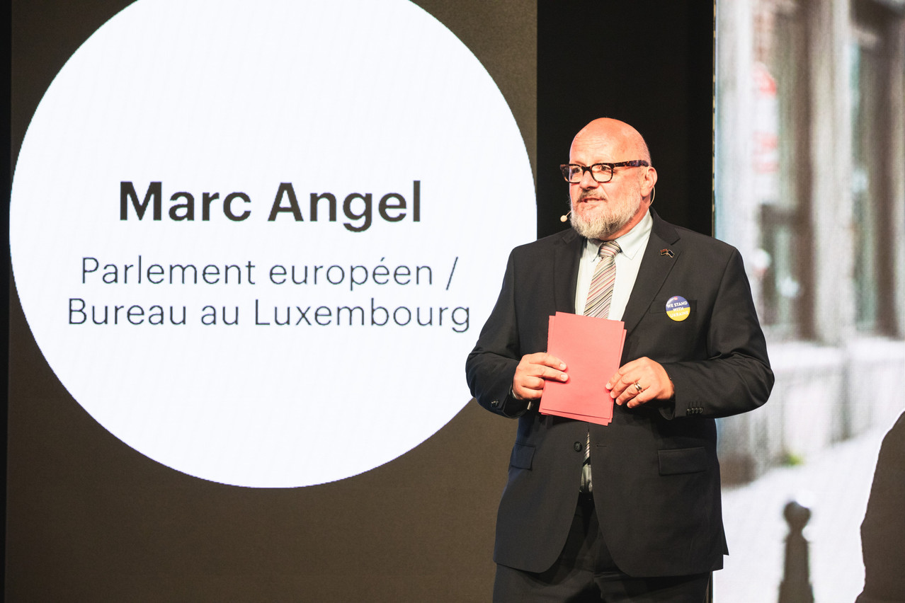 Marc Angel (LSAP), pictured during an event on 31 May, says “unanimity must go” Photo: Eva Krins/Maison Moderne