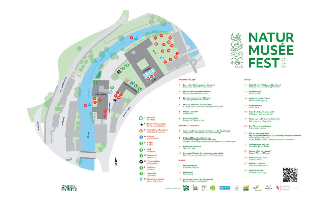 La fête annuelle du Natur Musée accueillera plus de 25 stands d’animation et d’information, des visites de laboratoires et de collections, des ateliers expérimentaux, des jeux pédagogiques et des tours-découvertes. (Photo: Natur musée)
