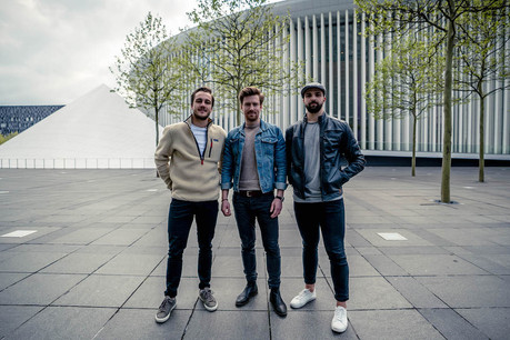 Felix Hemmerling, Sebastian Jacqué et Ivan Cardoso sont les organisateurs du premier Luxembourg Open Air, qui aura lieu le 14 septembre prochain. (Photo: Luxembourg Open Air)