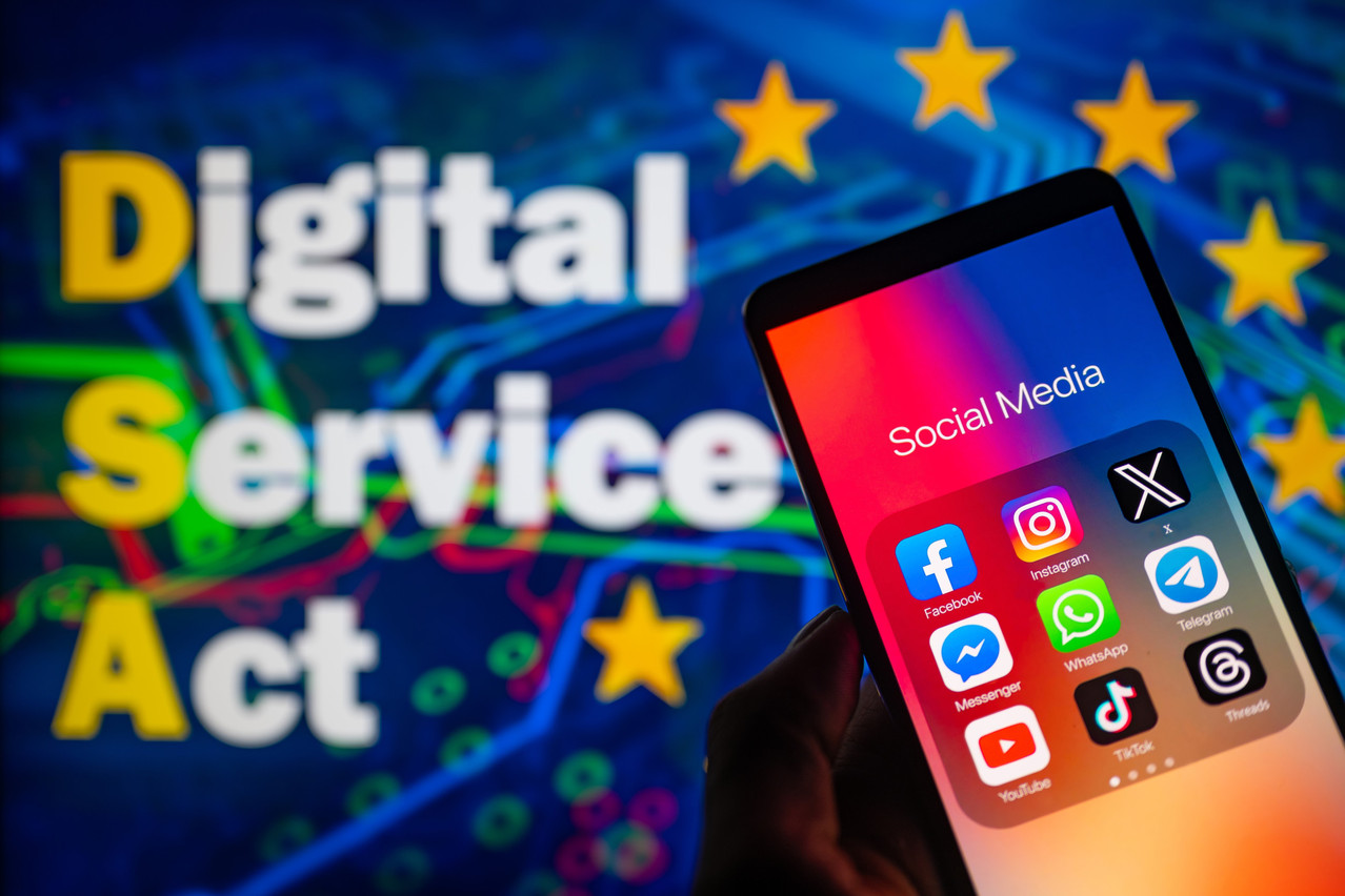 The Digital Services Act (DSA), which came fully into force on 17 February 2024, had been awaiting the adoption of bill 8309 transposing it into Luxembourg law. Photo: Shutterstock