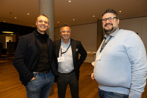 Gilles Feith (Luxair), Gianni Pietrangelo (Travel Pro American Express GBT) et Markus Meyers (Travel Pro). (Photo: Eva Krins/Maison Moderne)