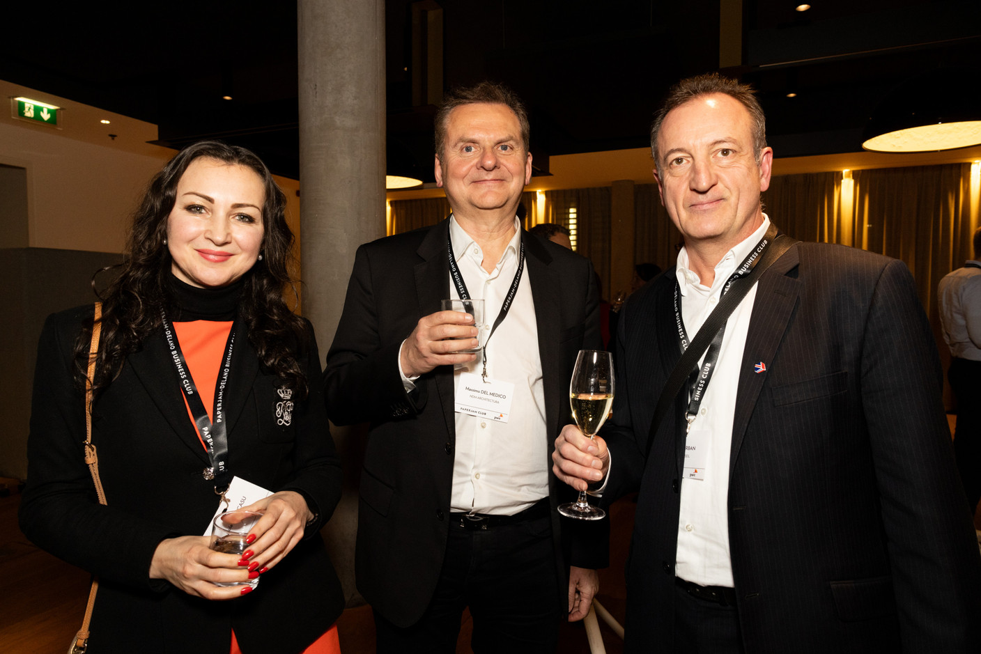Nicoleta Puscasu (JLL), Massimo Del Medico (MDM Architectura) et Pascal Dorban (SFC Conseil). (Photo: Eva Krins/Maison Moderne)