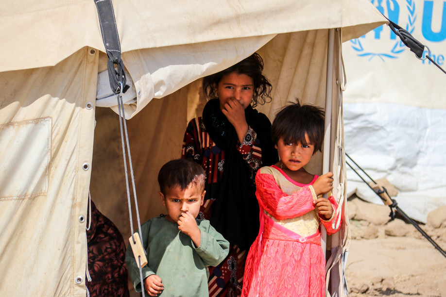 Children from Afghanistan pictured in a refugee camp Photo: Shutterstock