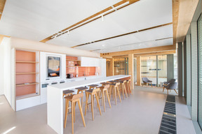 There are kitchens on every floor. Photo: Bâloise