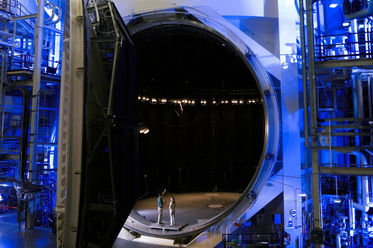 Une vue de la célèbre Chambre A de la Nasa, une référence pour le secteur spatial qui a donné naissance à beaucoup de projets. (Photo: Nasa)