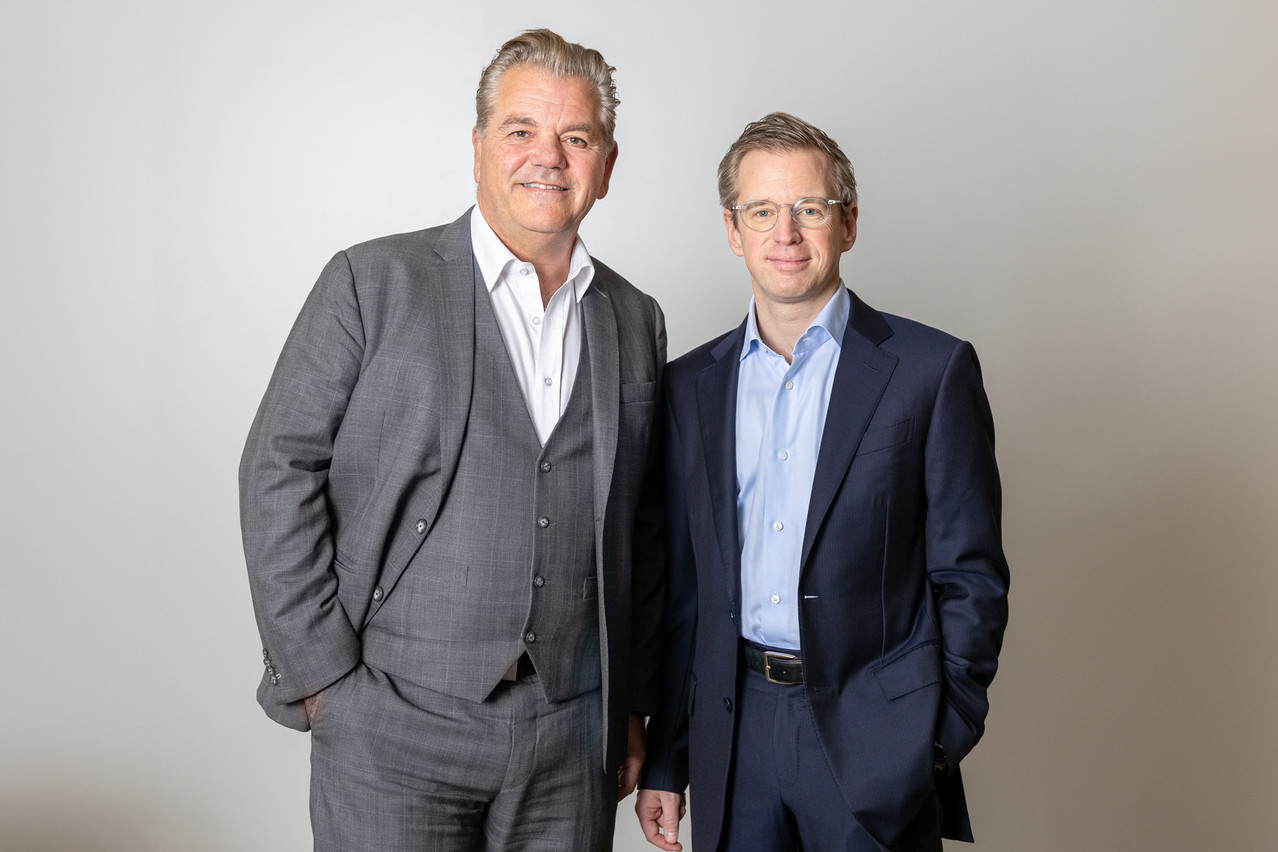 John Parkhouse and François Mousel (PwC Luwembourg). (Photo: PwC Luxembourg)