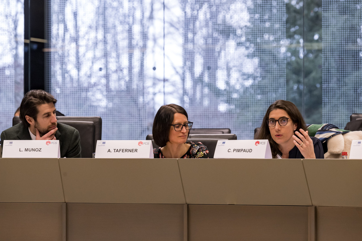 Luis Muñoz (DLA Piper), Anja Taferner (EY) et Caroline Pimpaud (DLA Piper) (Photo: Nader Ghavami pour DLA Piper)