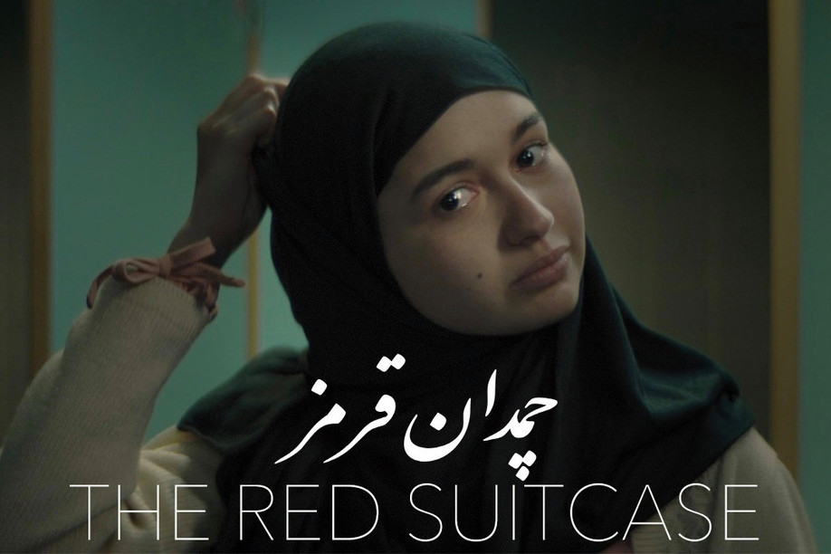 Nawelle Evad plays a 16-year-old girl from Iran who faces an uncertain future in Oscar-nominated short film The Red Suitcase. Photo: Cynefilms