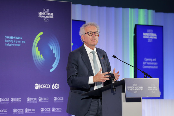 Finance minister  Pierre Gramegna  (DP) SIP/LUC DEFLORENNE