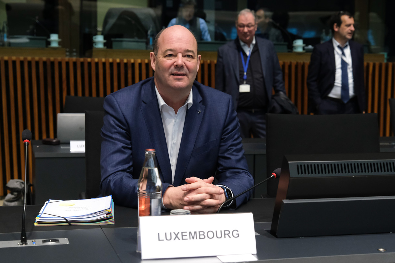 Claude Haagen, pictured at a 2022 EU agriculture council meeting, on 7 April said Luxembourg would continue lobbying for a glyphosate ban at EU level. Library photo: Alexandros Michailidis